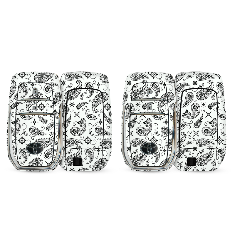 White Paisley Key-1 + Key-2