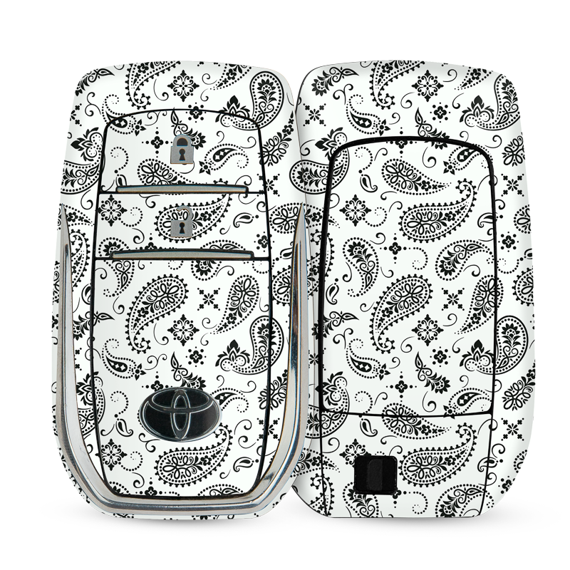 White Paisley Key-1