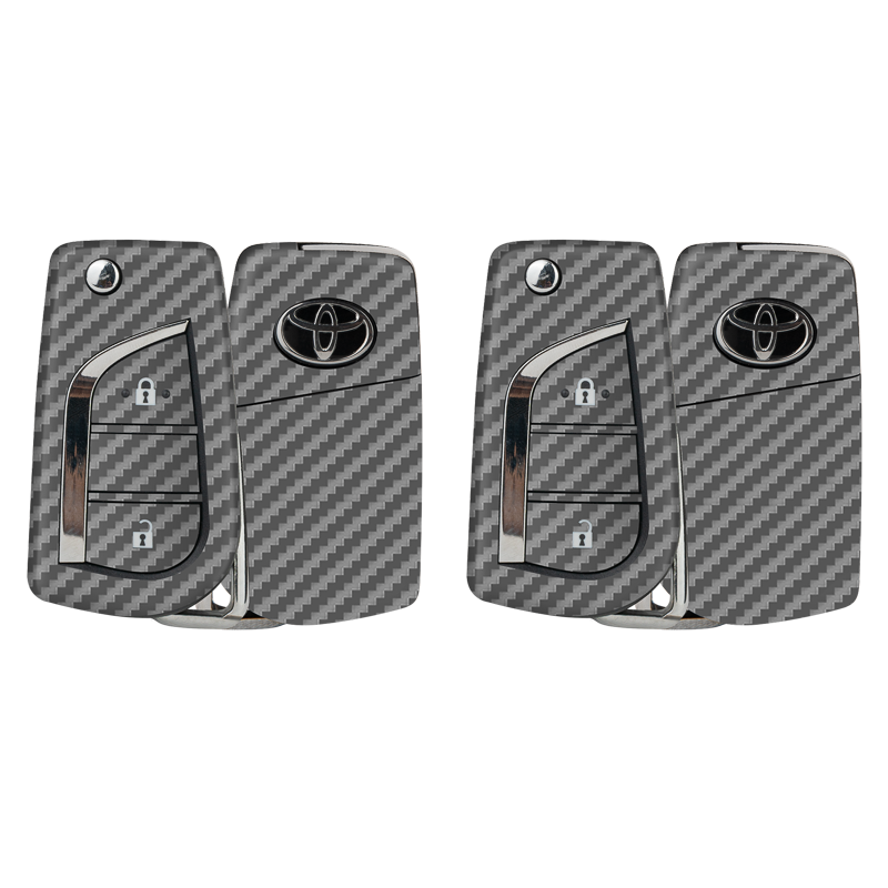 Carbon Fibre Grey Key-1 + Key-2