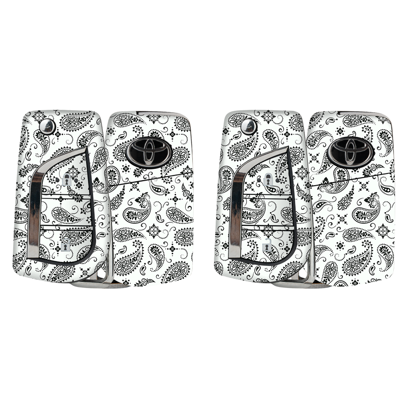 White Paisley Key-1 + Key-2