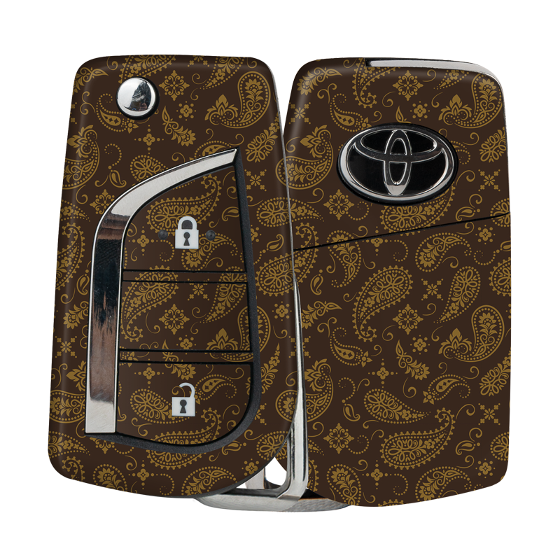 Brown Paisley Key-1