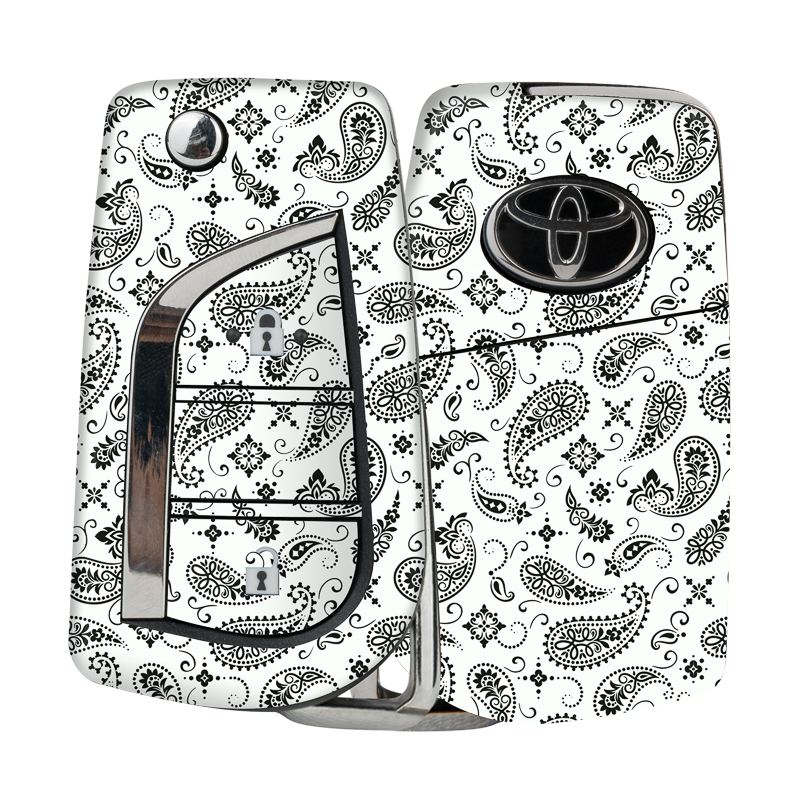 White Paisley Key-1