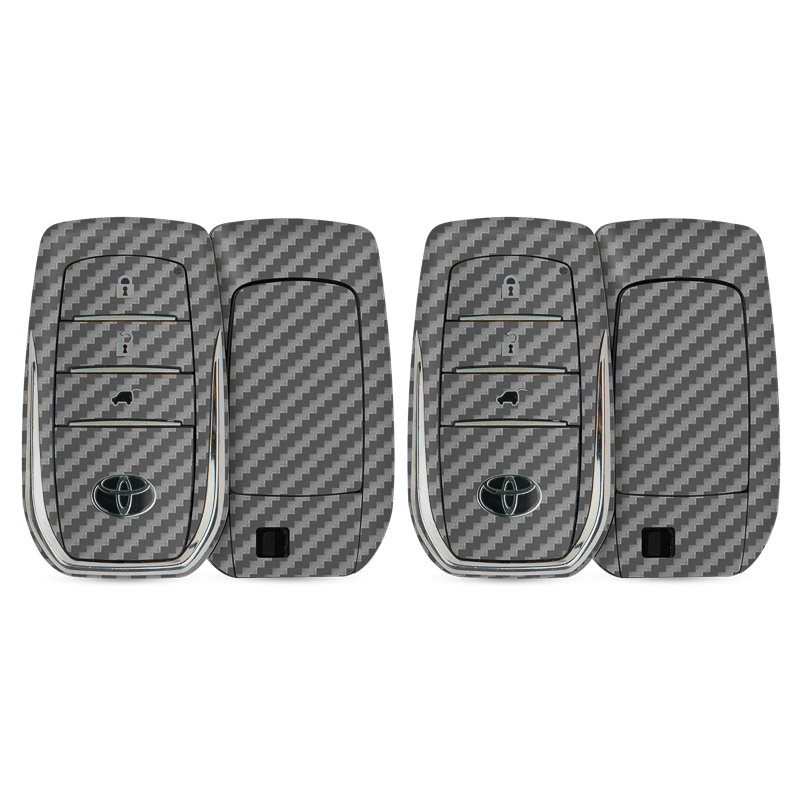 Carbon Fibre Grey Key-1 + Key-2