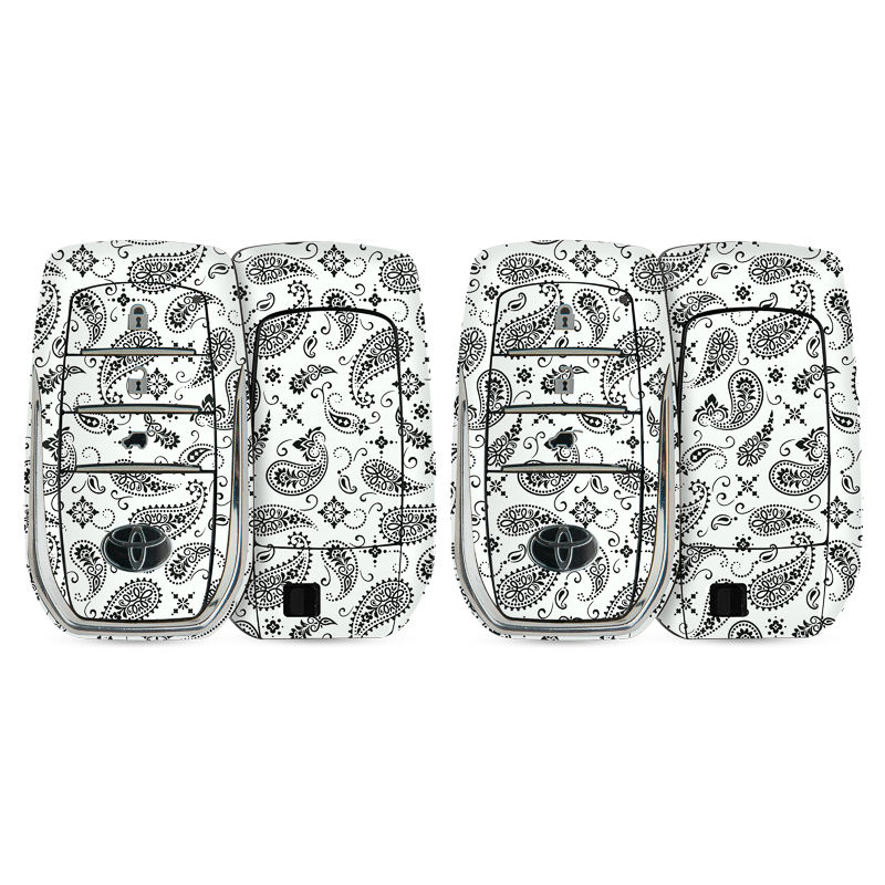 White Paisley Key-1 + Key-2