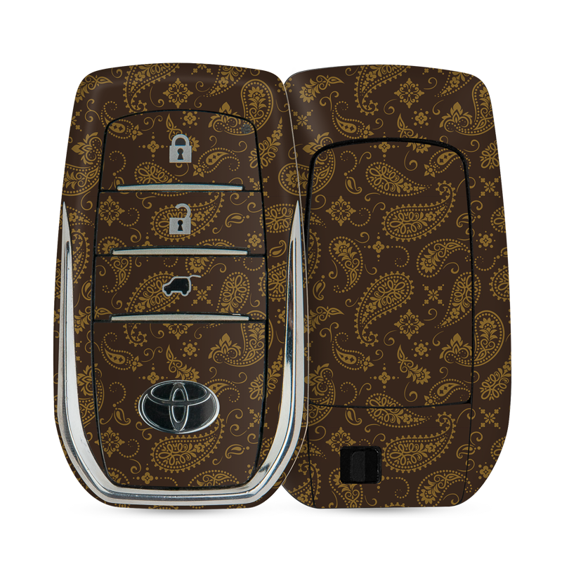 Brown Paisley Key-1