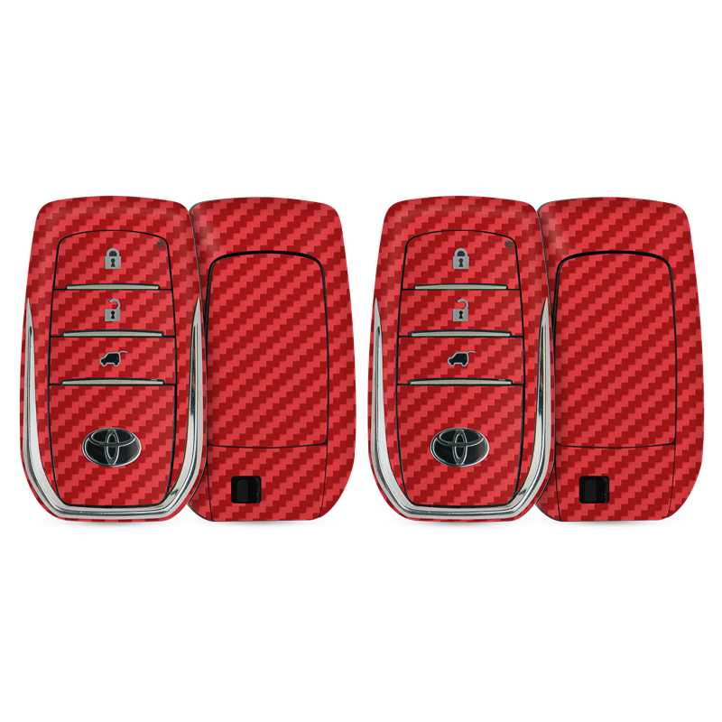 Carbon Fibre Red Key-1 + Key-2
