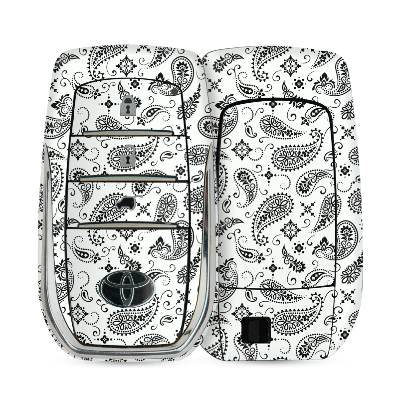 White Paisley Key-1