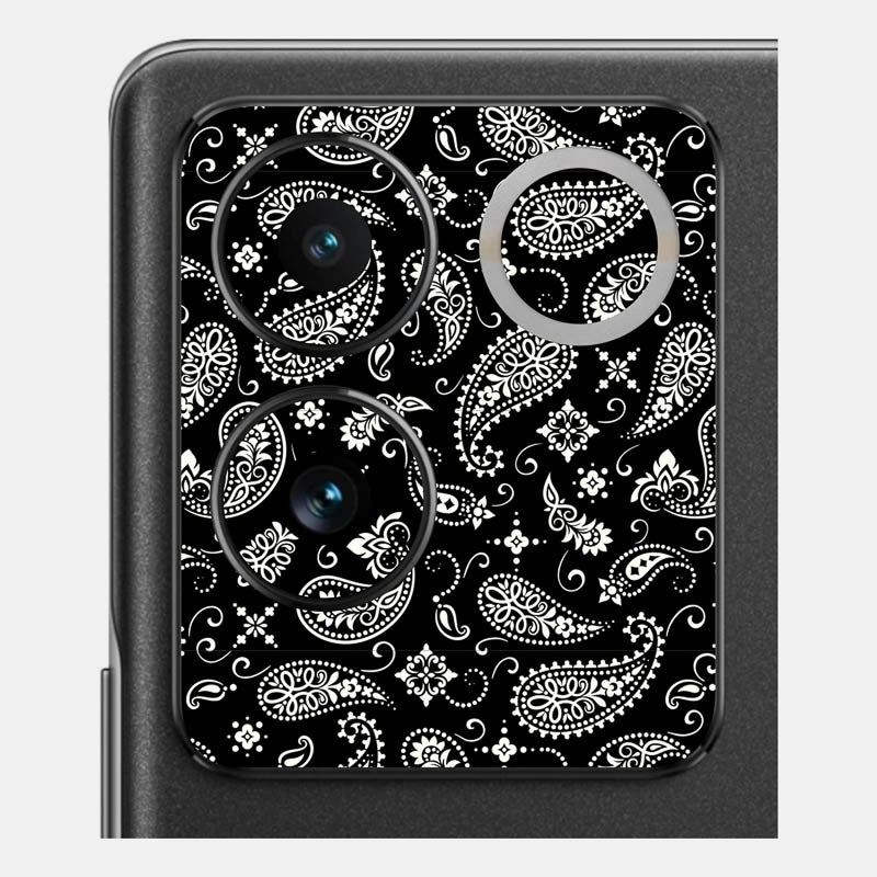 Black Paisley Pack of 2