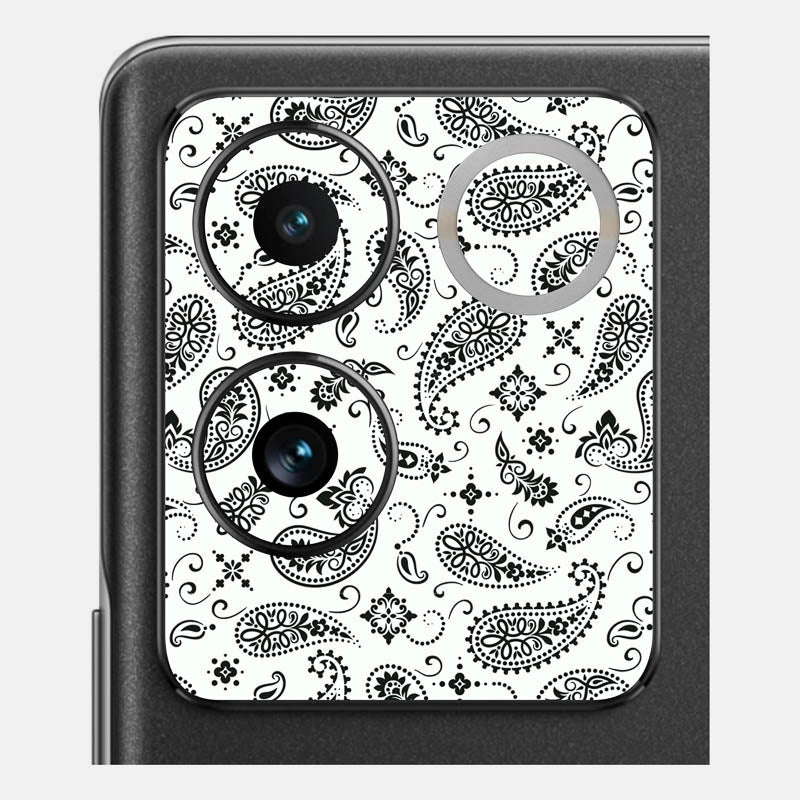 White Paisley Pack of 2