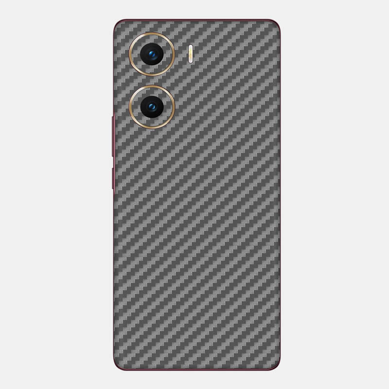 Carbon Fibre Grey Glass Back