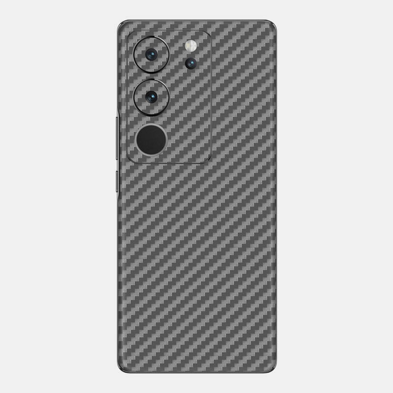 Carbon Fibre Grey Glass Back