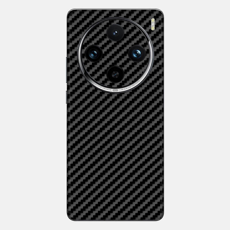 Carbon Fibre Black Glass Back