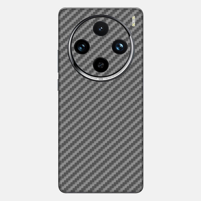Carbon Fibre Grey Glass Back