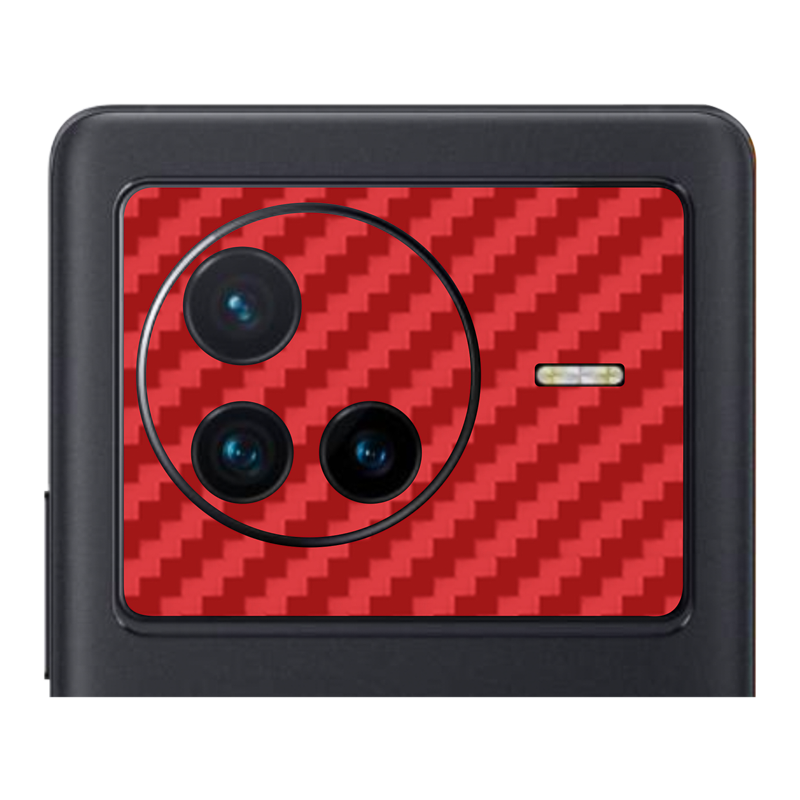 Carbon Fibre Red Pack of 2