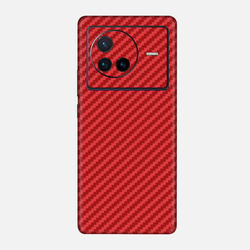Carbon Fibre Red Full Back