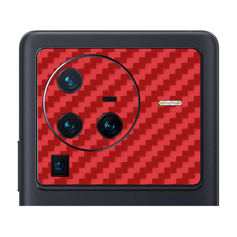 Carbon Fibre Red Pack of 2