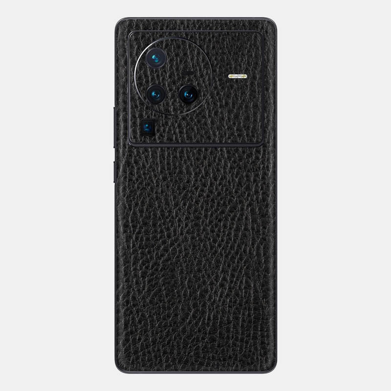 black leather Glass Back