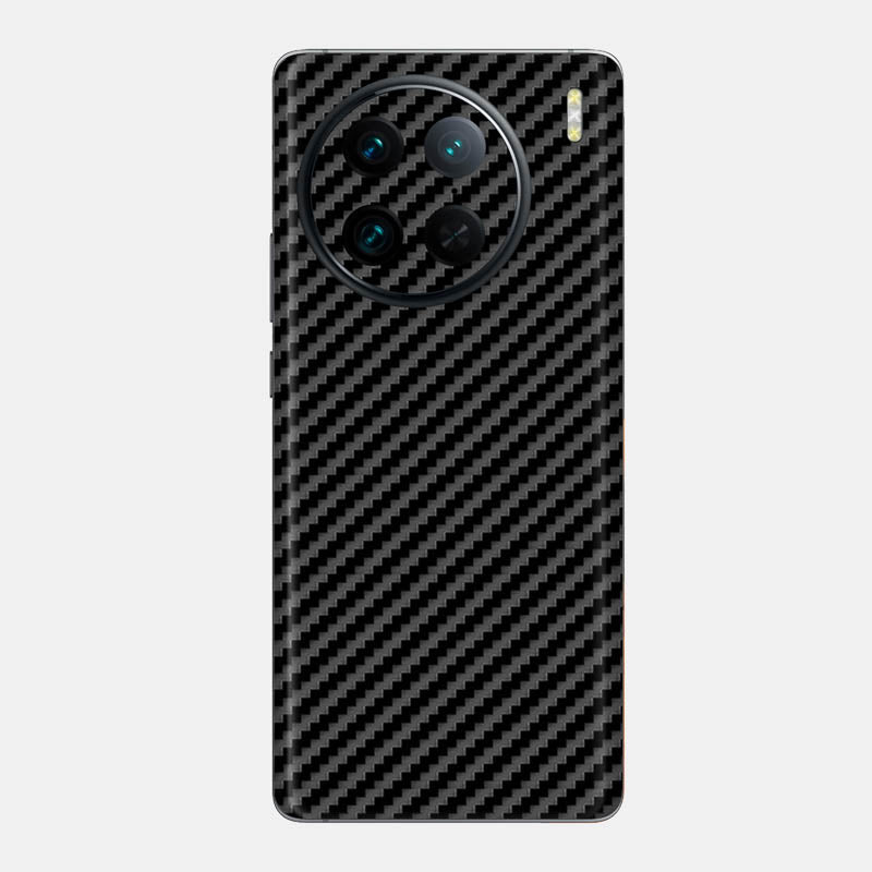 Carbon Fibre Black Glass Back