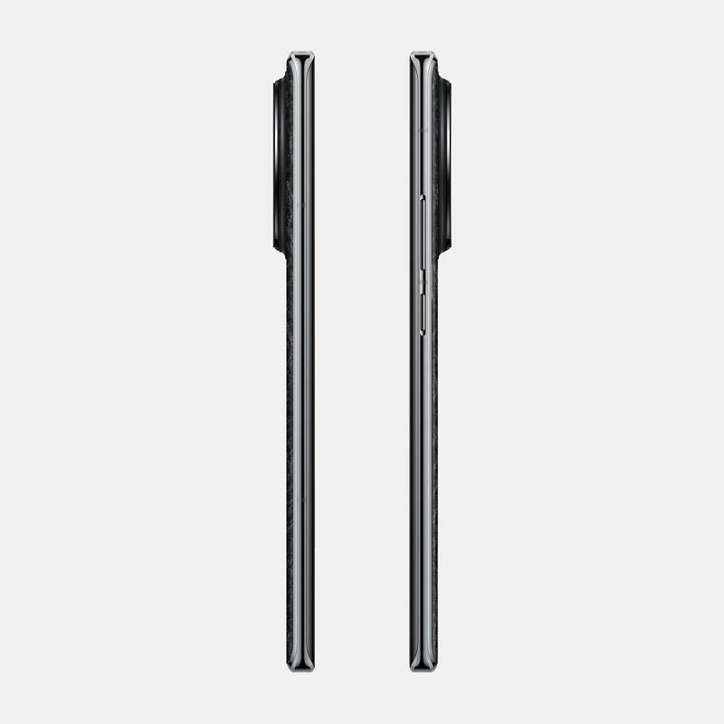 Black Leather Glass Back