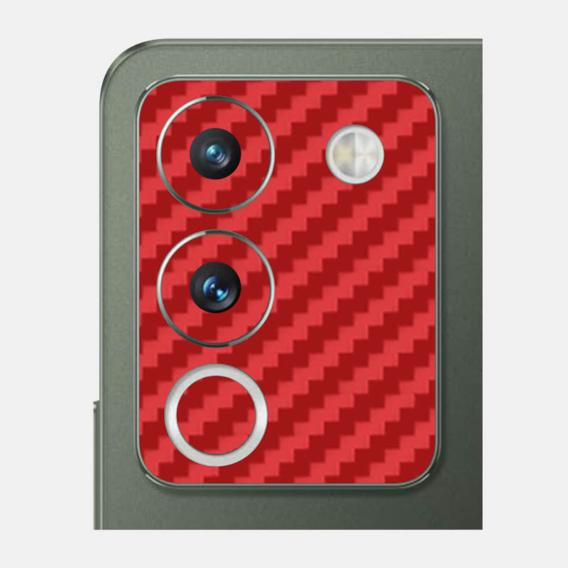 Carbon Fibre Red Pack of 2