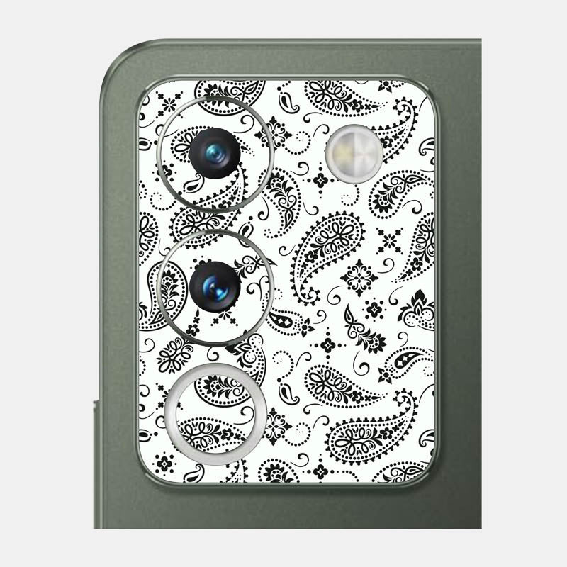 White Paisley Pack of 2