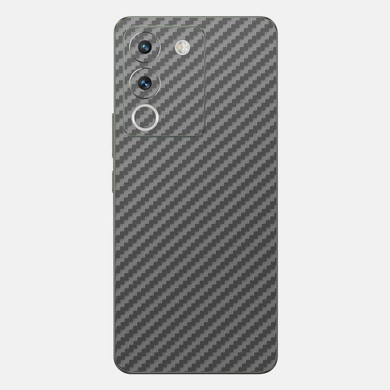 Carbon Fibre Grey Glass Back