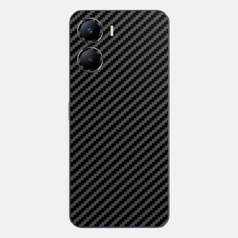 Carbon Fibre Black Glass Back