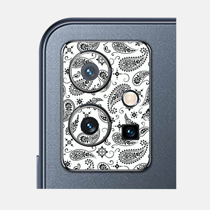 White Paisley Pack of 2