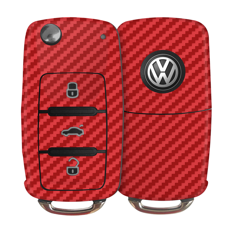 Carbon Fibre Red Key-1