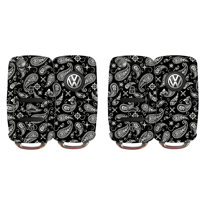 Black Paisley Key-1 + Key-2