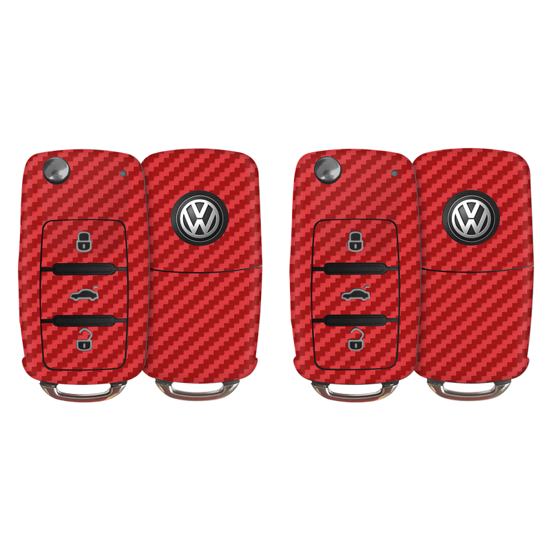 Carbon Fibre Red Key-1 + Key-2