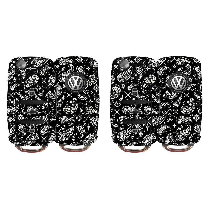 Black Paisley Key-1 + Key-2