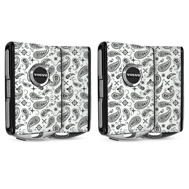 White Paisley Key-1 + Key-2