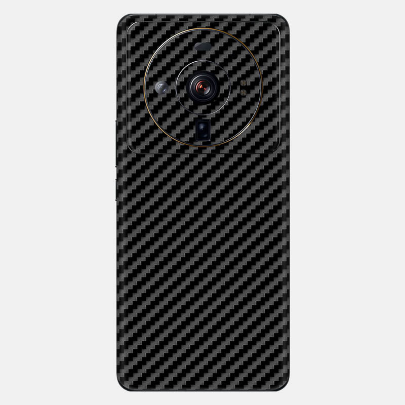 Carbon Fibre Black Glass Back