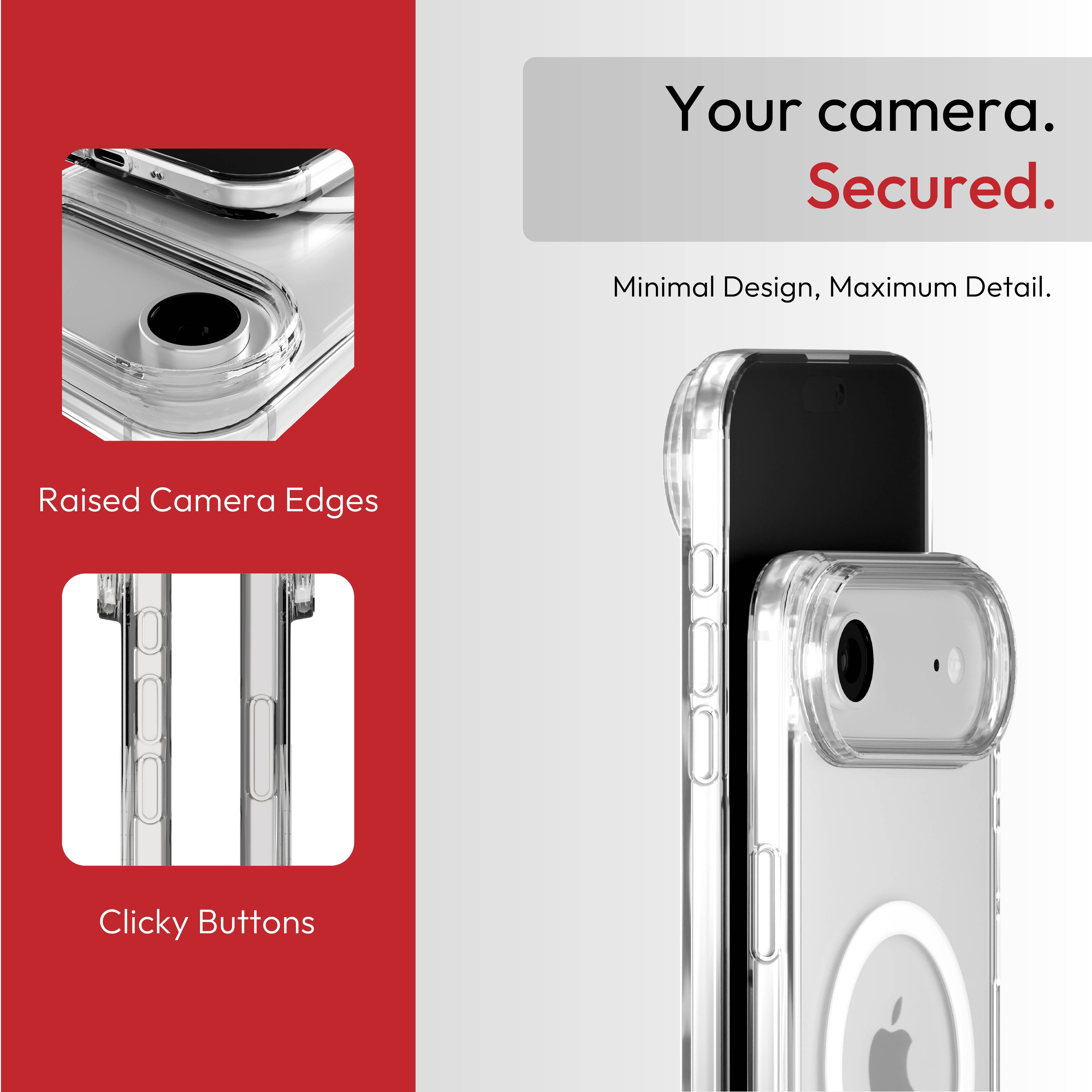 iPhone 17 Air Clear Armour Anti-Yellow MagSafe Case