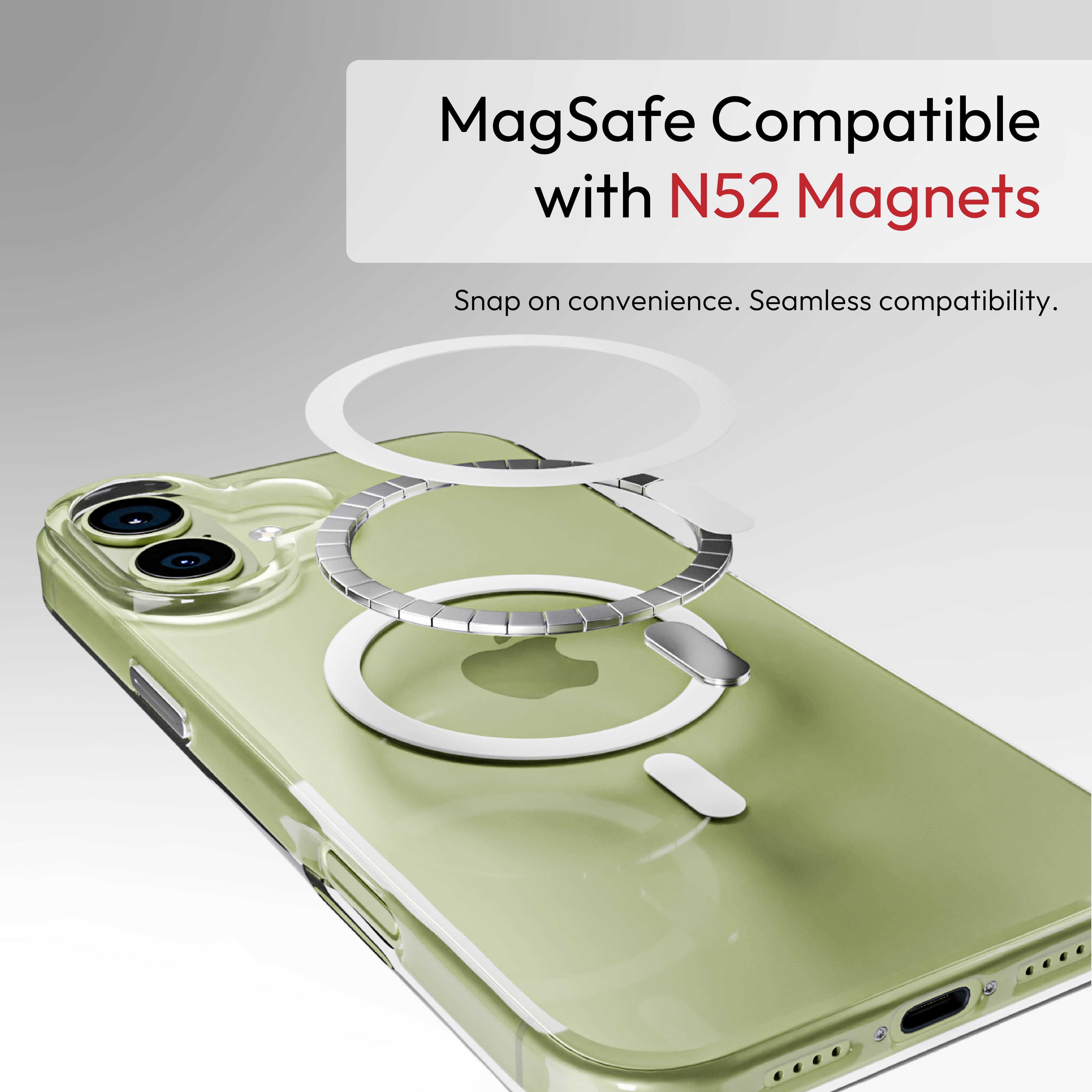 iPhone 17 Clear Armour Anti-Yellow MagSafe Case