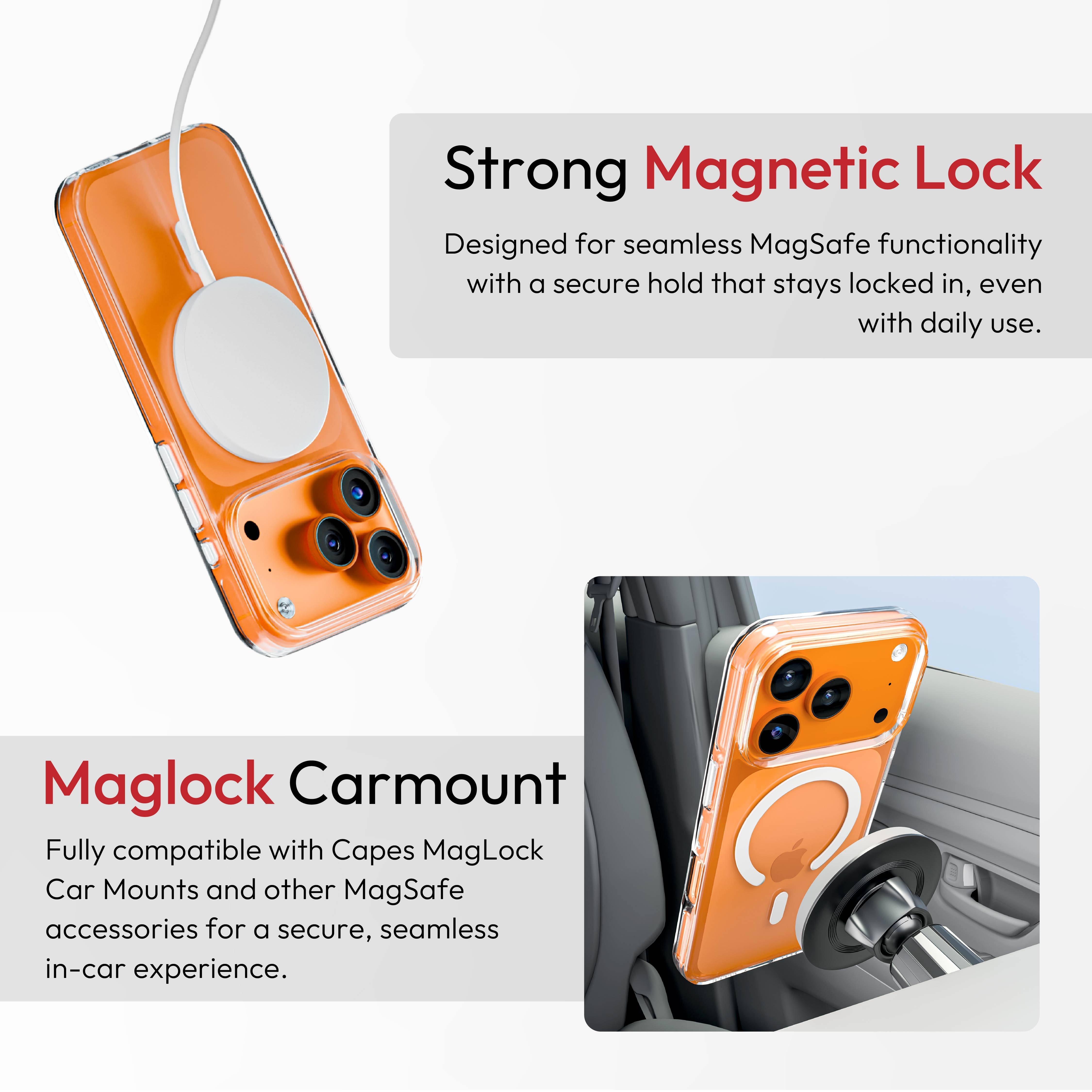 iPhone 17 Pro Clear Armour Anti-Yellow MagSafe Case