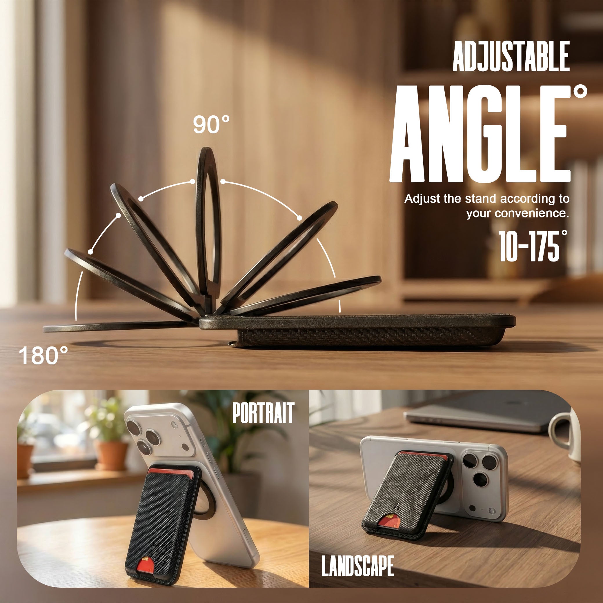 Carbon Fibre Black Stand