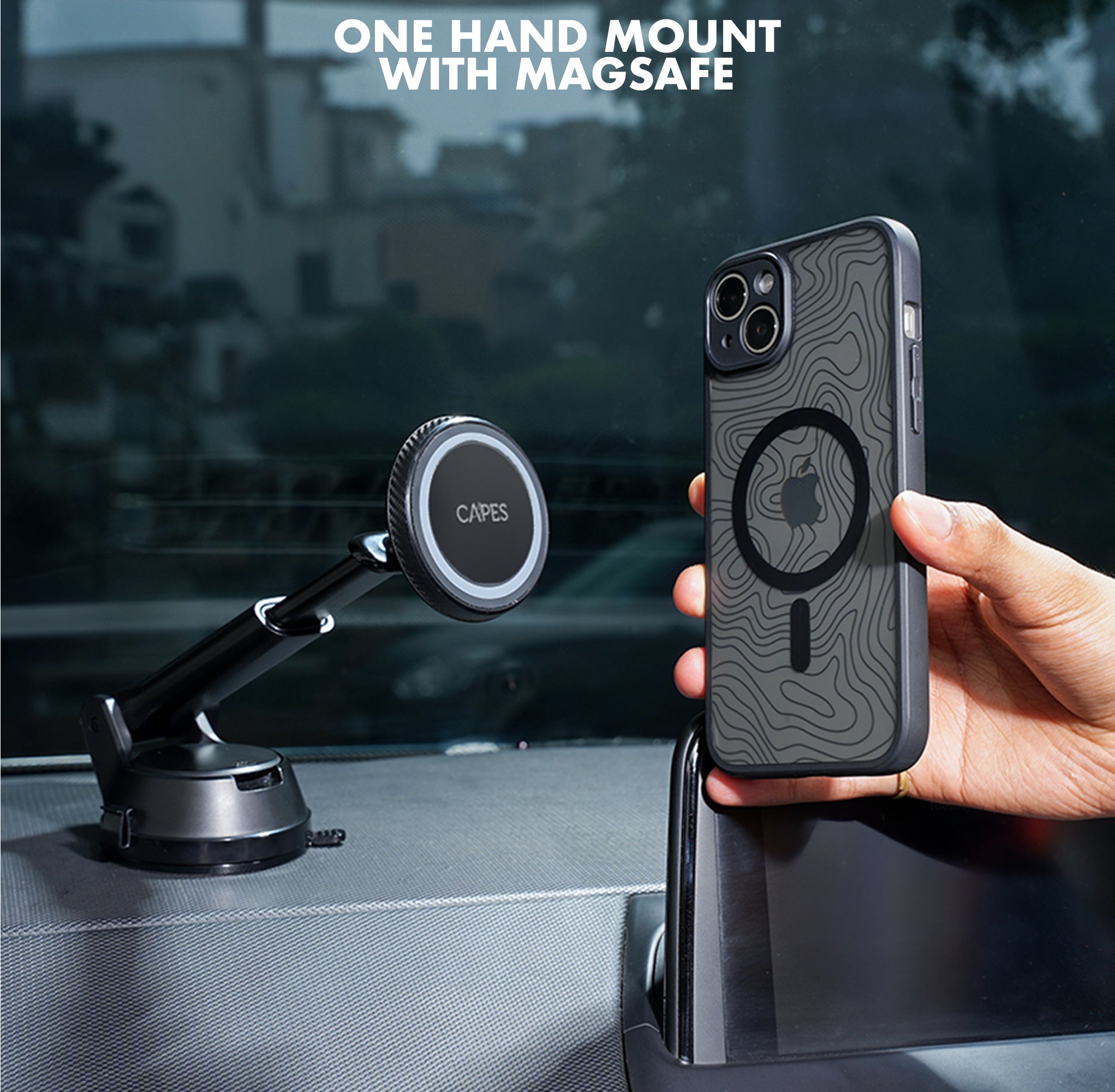 MagLock Car Mount Pro for Windshield & Dashboard