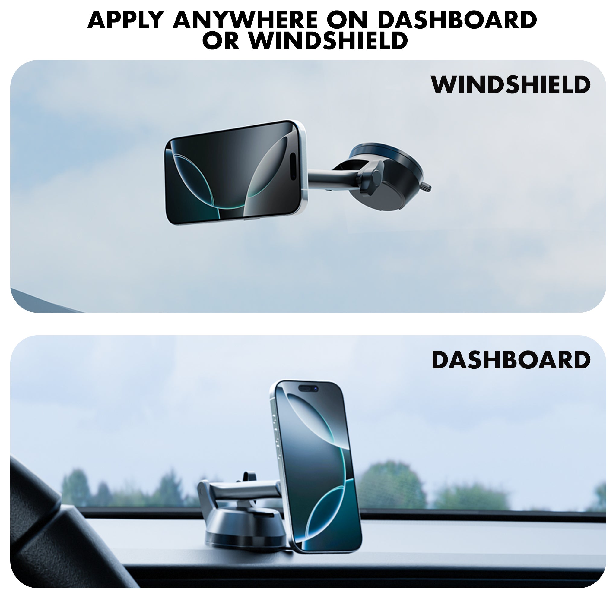 MagLock Car Mount Pro for Windshield & Dashboard