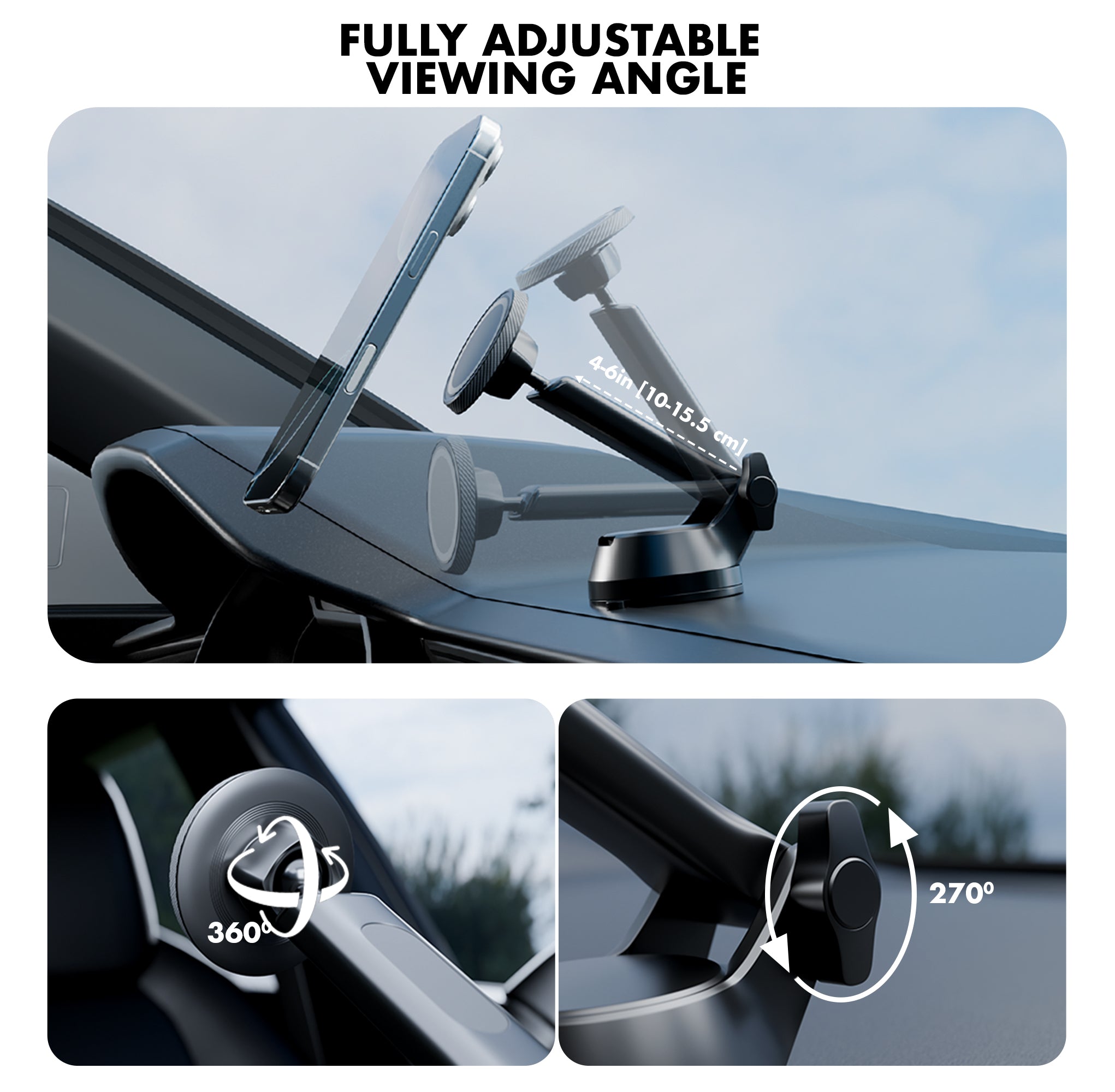 MagLock Car Mount Pro for Windshield & Dashboard