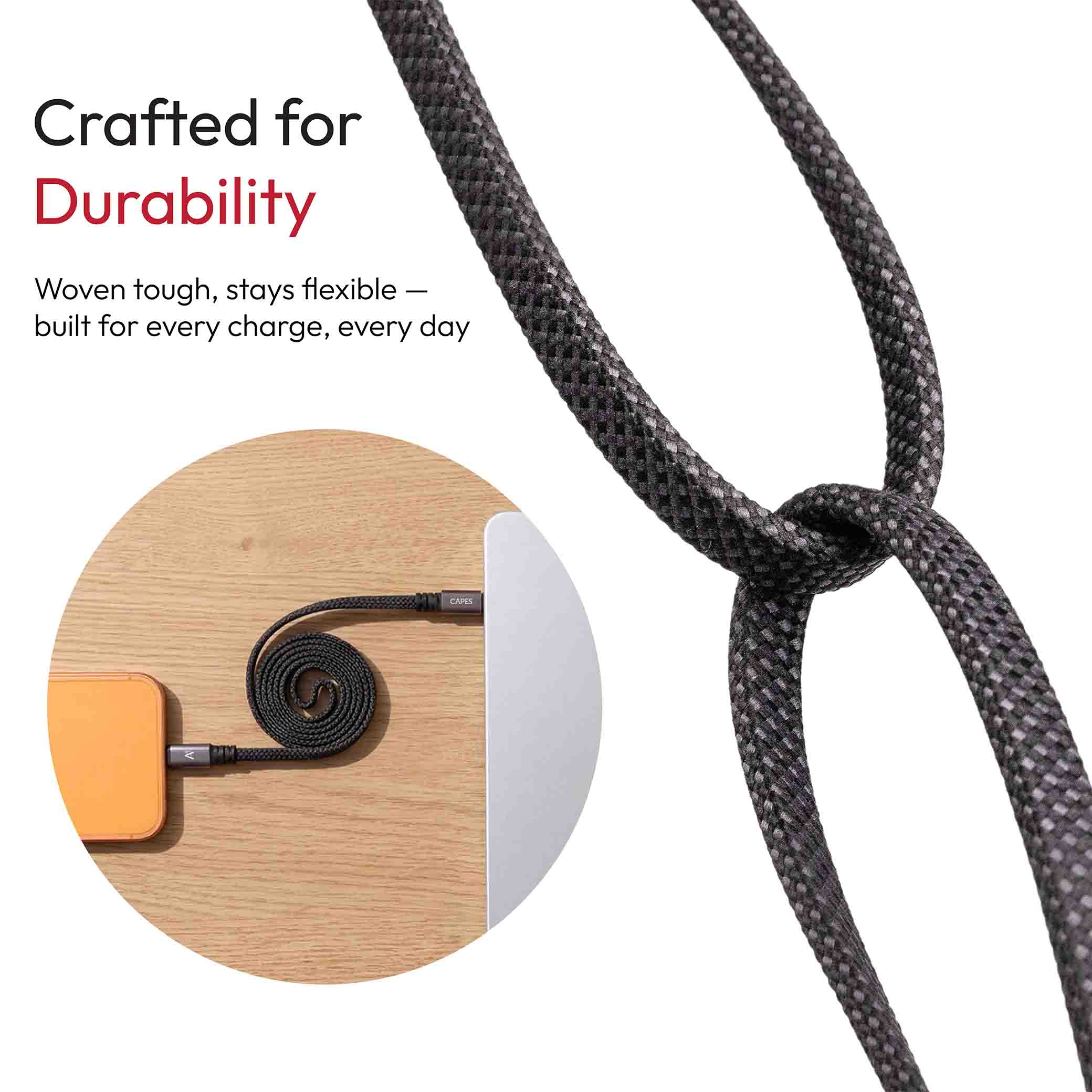 MagLock Type C to C Flat Magnetic 240W Fast Charging Cable [1M]