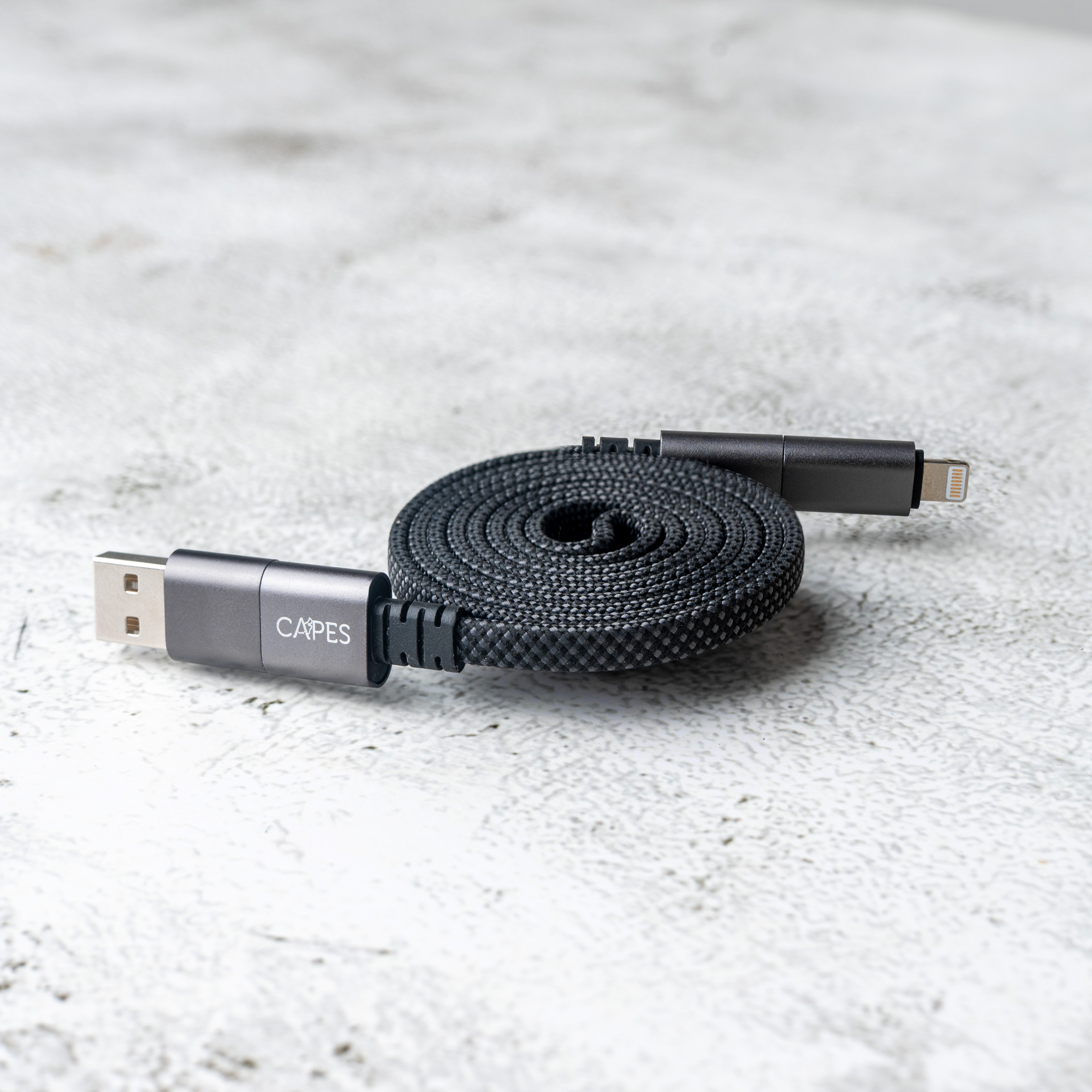 MagLock 4-in-1  Flat Magnetic 240W Fast Charging Cable