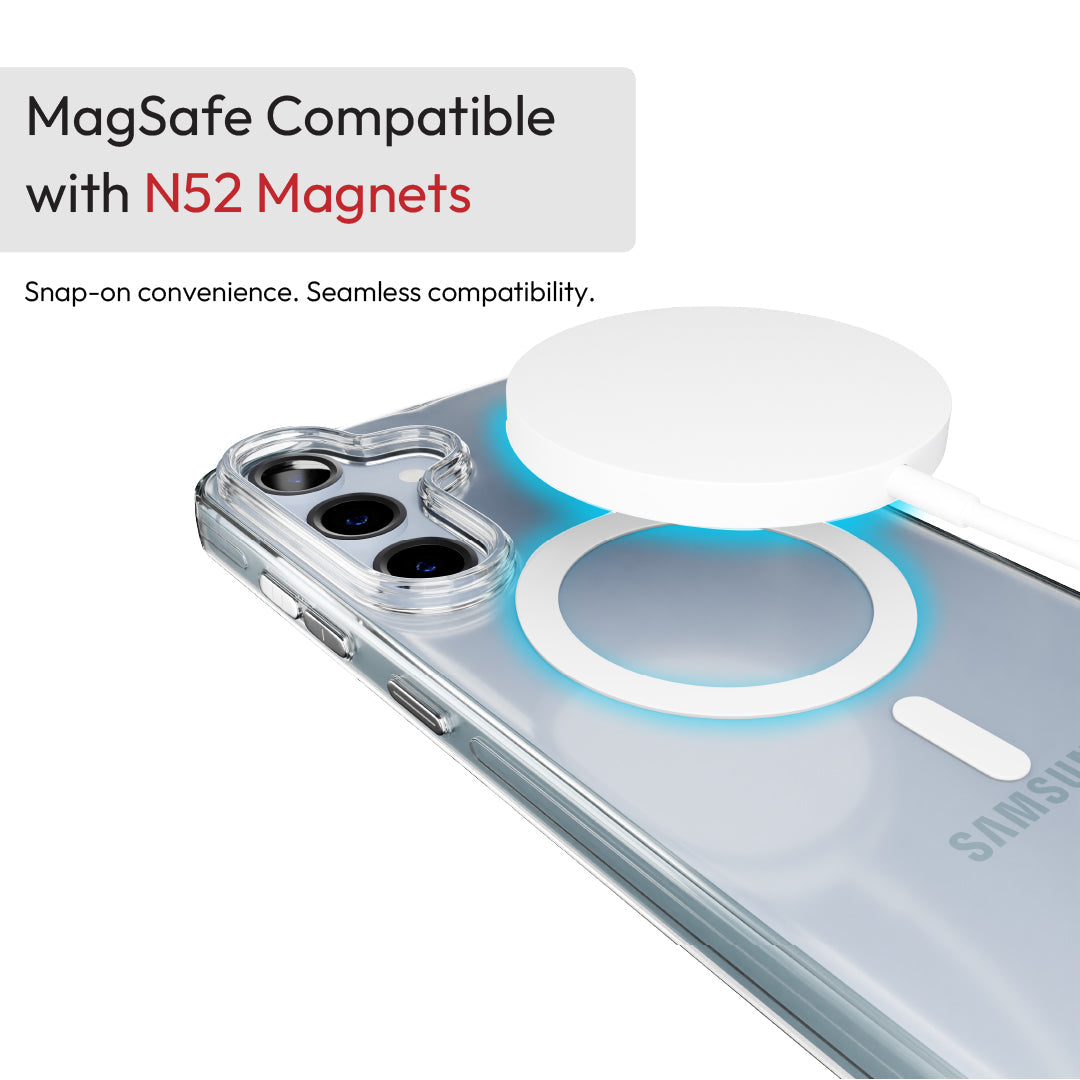 Samsung Galaxy S26 Transparent Clear Armour Anti-Yellow MagSafe Case