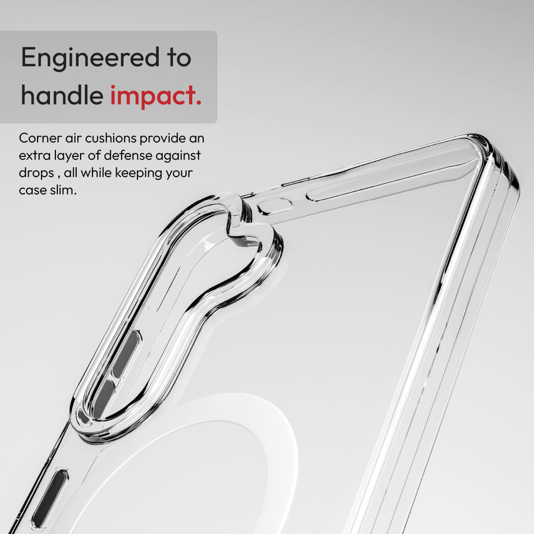 Samsung Galaxy S26 Transparent Clear Armour Anti-Yellow MagSafe Case