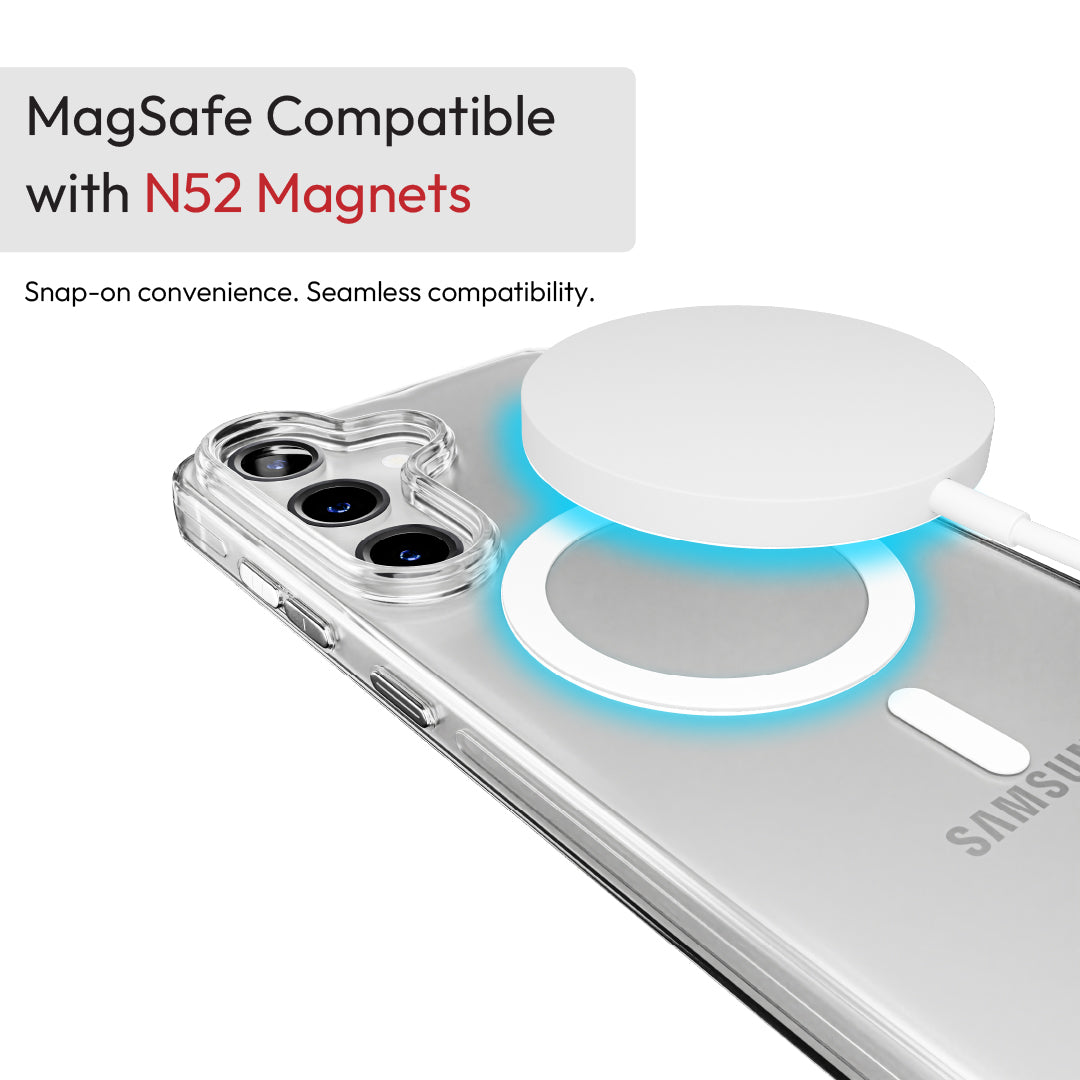 Samsung Galaxy S25 Plus Clear Armour Anti-Yellow MagSafe Case