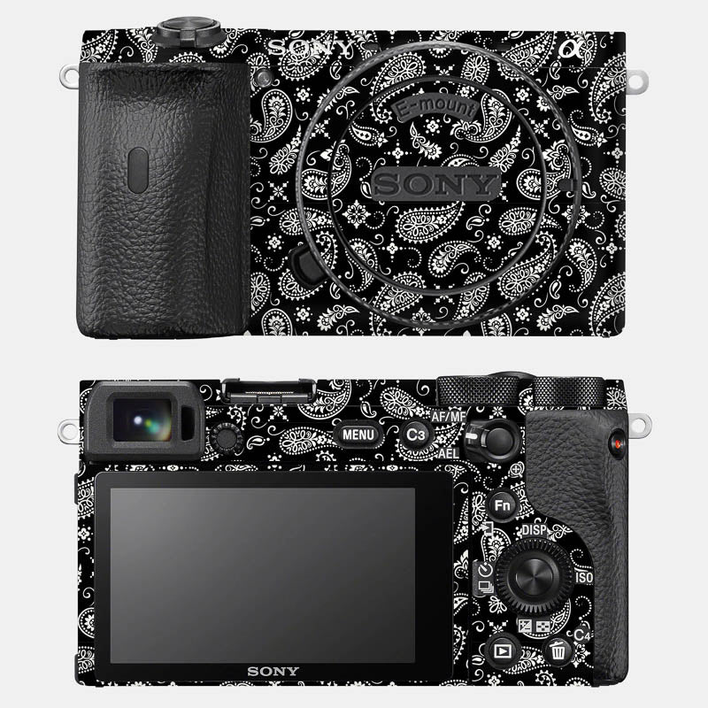 Black Paisley Full Body