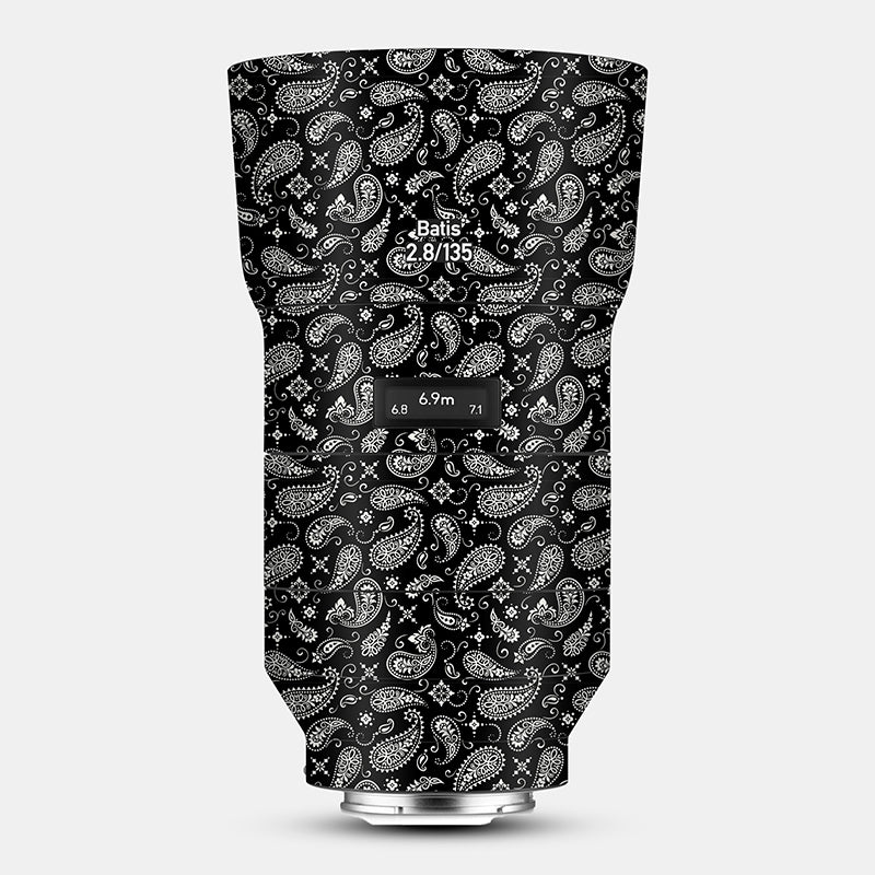 Black Paisley Full Body