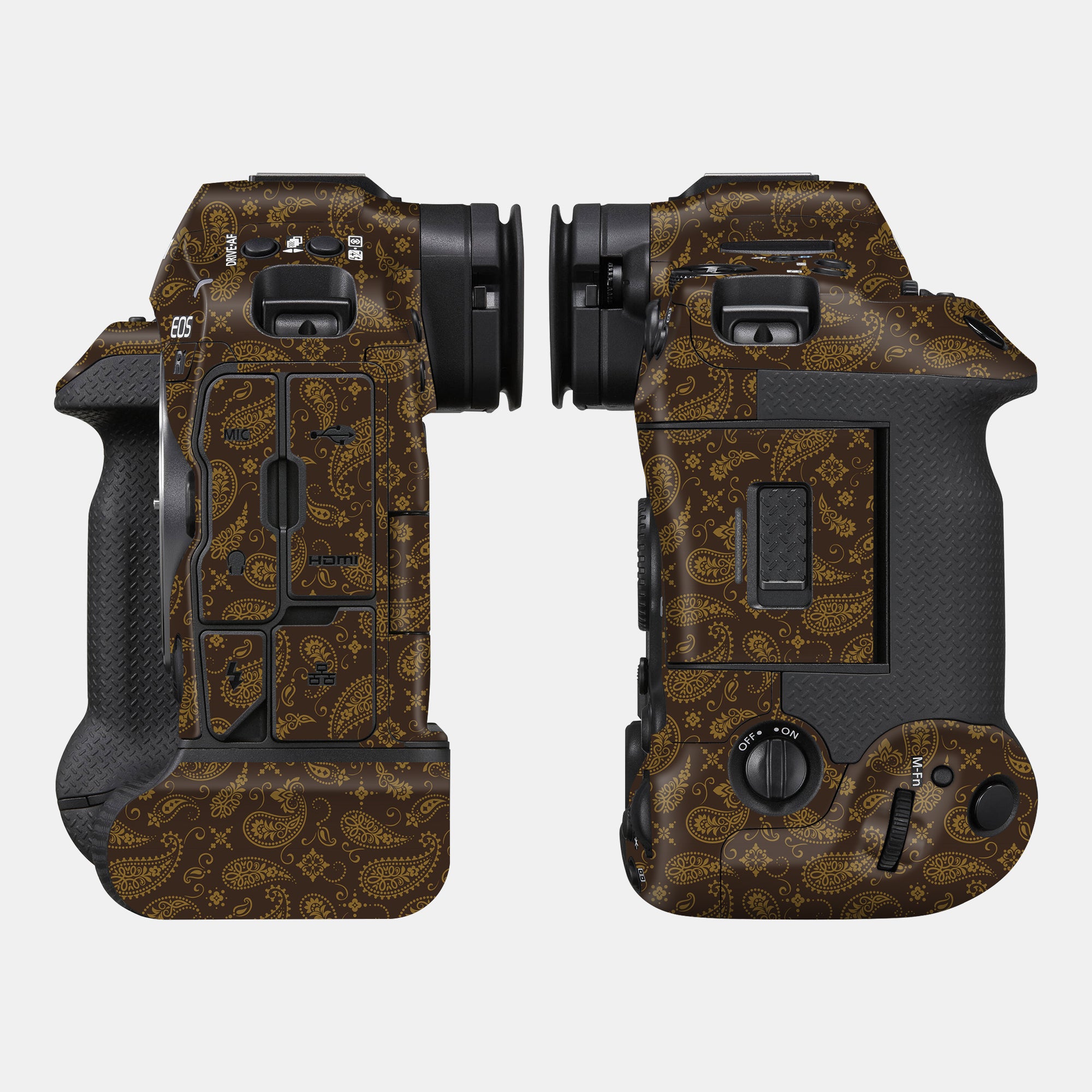 Brown Paisley Full Body