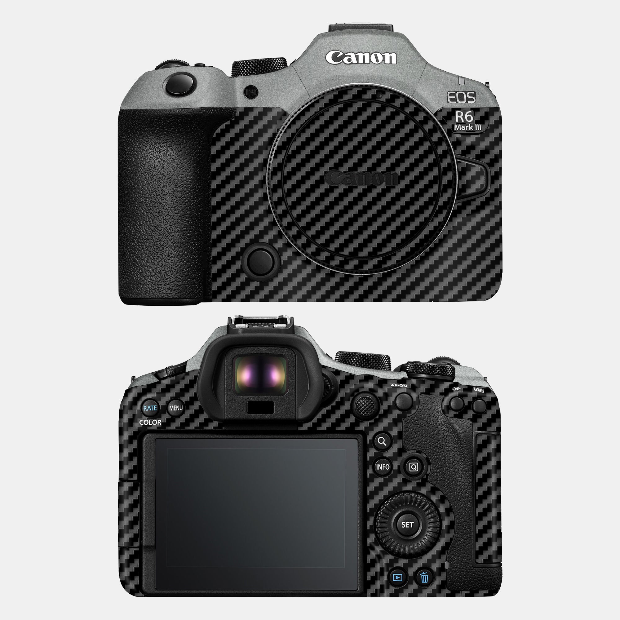 Retro Carbon Fibre Black Full Body